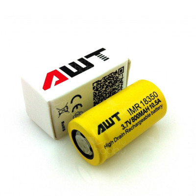 AWT 18350 IMR 3.7V - 800mAh / 10.5A