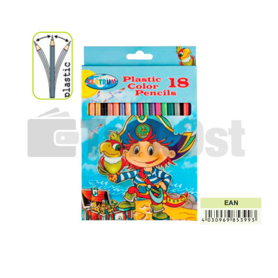 Värvipliiatsite komplekt PIRATES