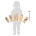 Puidust arendav pusle-mänguasi "Anatomy Girl"